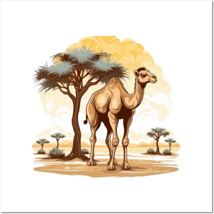 Desert Camel Posters and Art